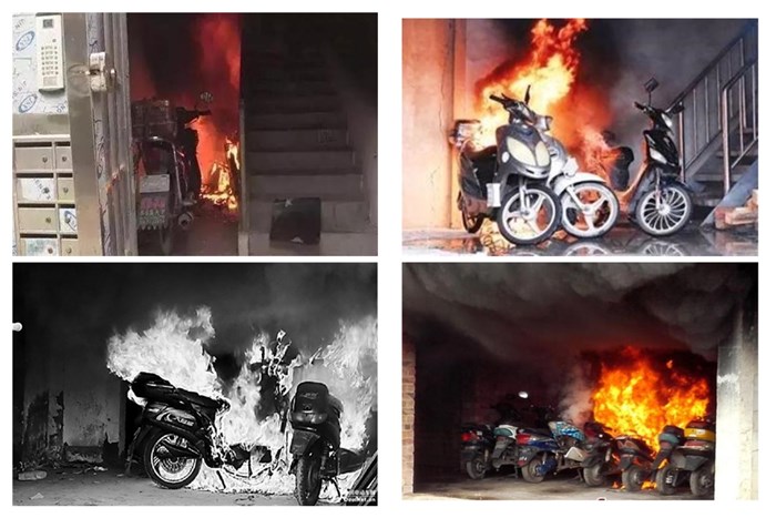 电动车充电火灾事故